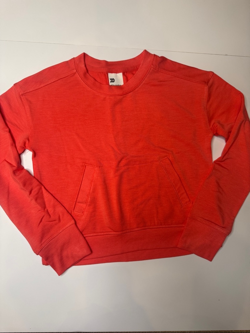 Coral Pinn Crewneck with Front Pocket NWOT